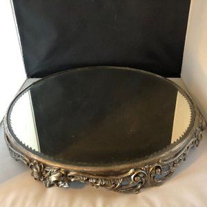 Beautiful 1920 s Beveled Plateau Glass Vanity Tray
